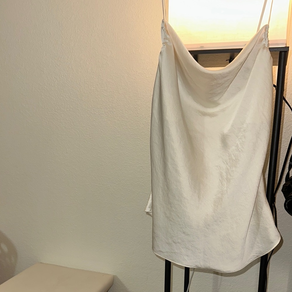Wilfred Cream Silk Shirt